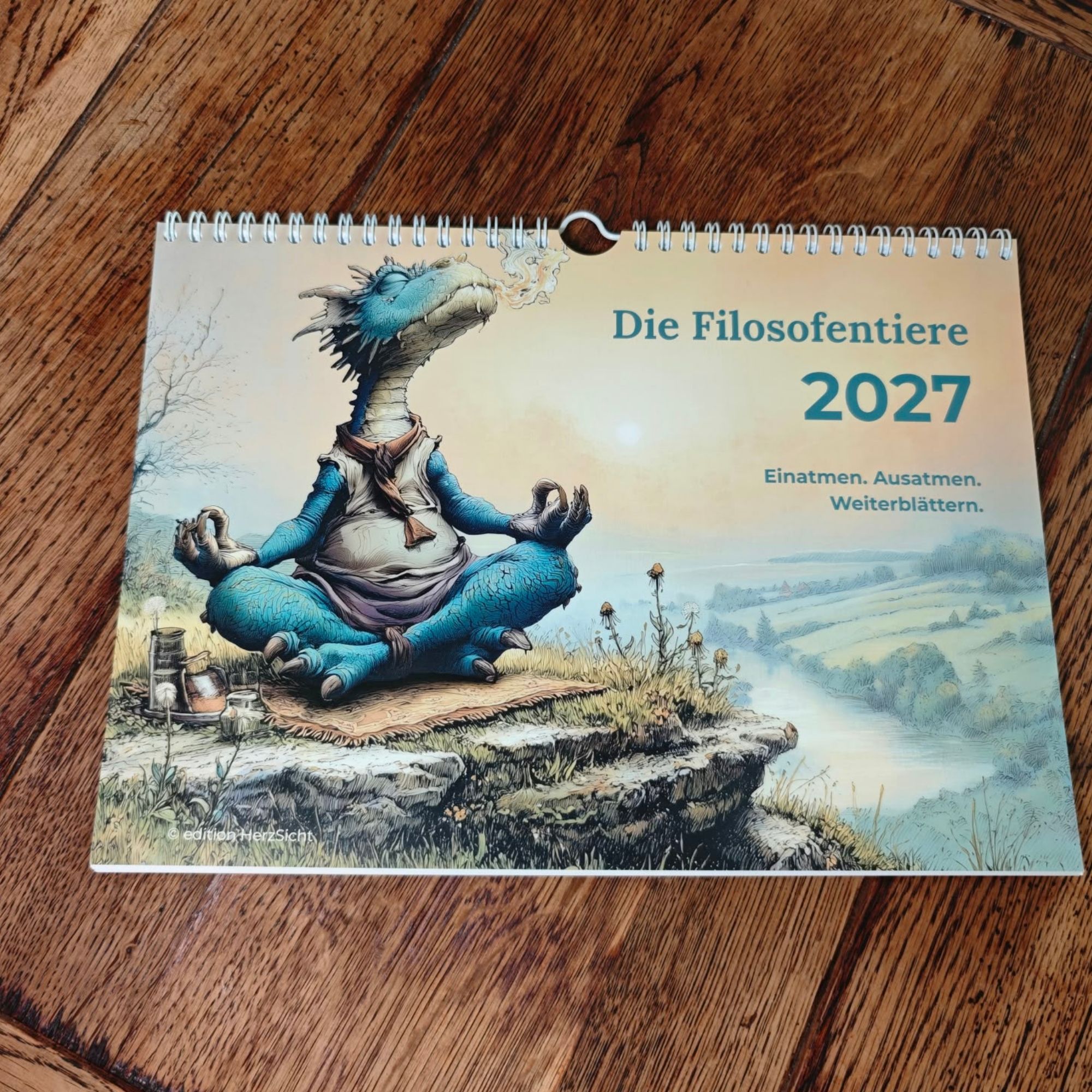 Die Filosofentiere 2027 — Wandkalender A4