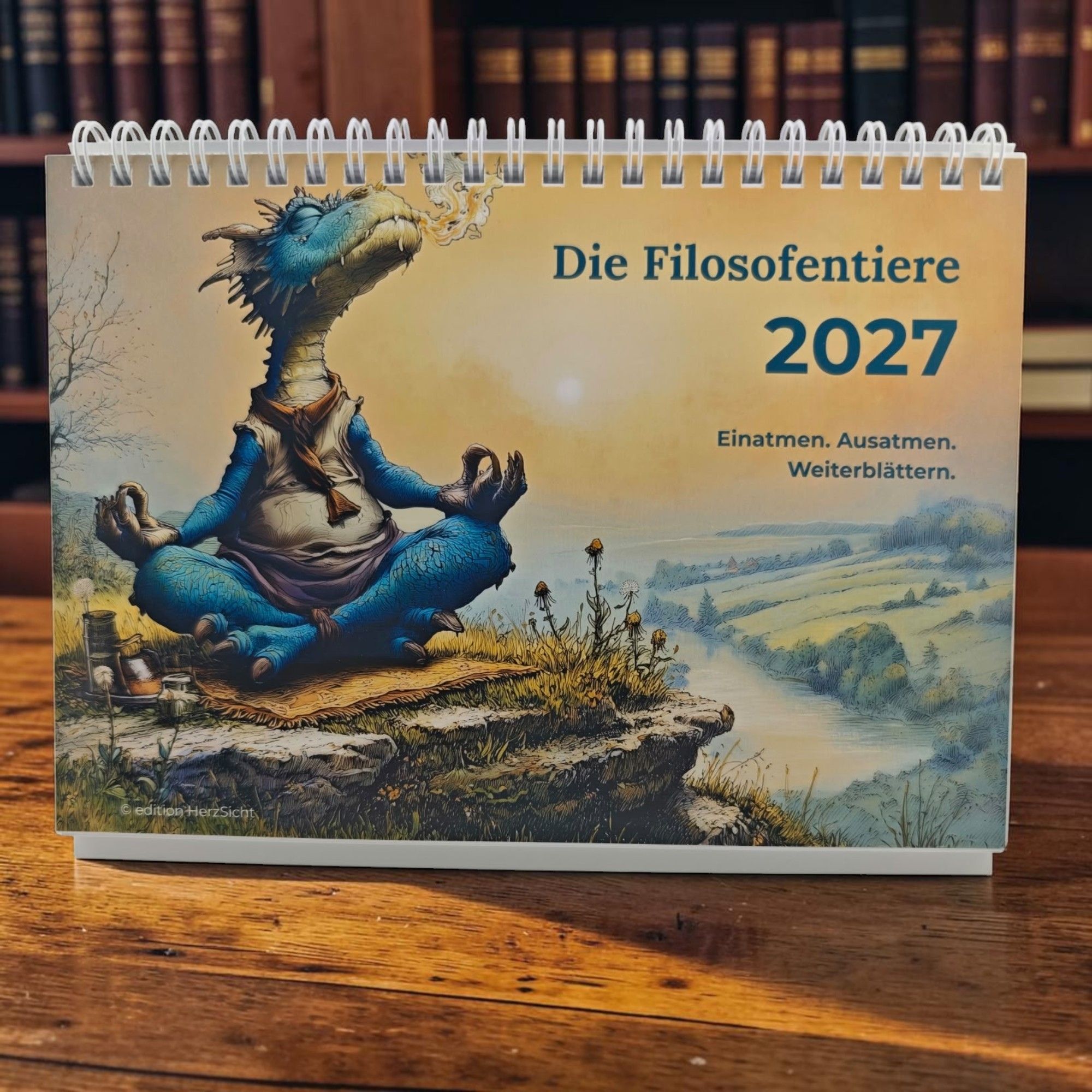 Die Filosofentiere 2027 — Tischkalender A5