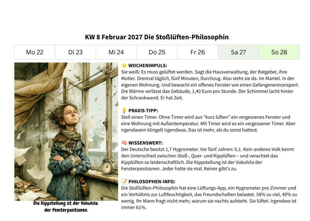 Alltagsphilosophen Aufstellkalender