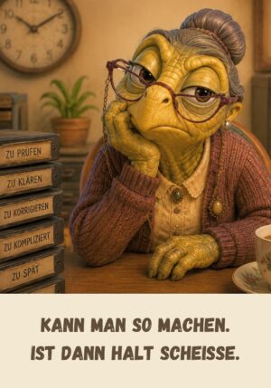 Kühlschrankmagnet Krawallori Amtsrätin Adelheid: Kann man so machen. Ist dann halt scheiße. (Nr. 049)