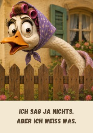 Kühlschrankmagnet Krawallori Gerda Gerücht: Ich sag ja nichts. Aber ich weiß was. (Nr. 053)