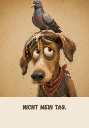 Kühlschrankmagnet Krawallori Trauriger Theo: Nicht mein Tag. (Nr. 054)
