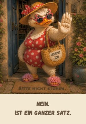 Kühlschrankmagnet Krawallori Gnadenlose Gundula: Nein. Ist ein ganzer Satz. (Nr. 064)