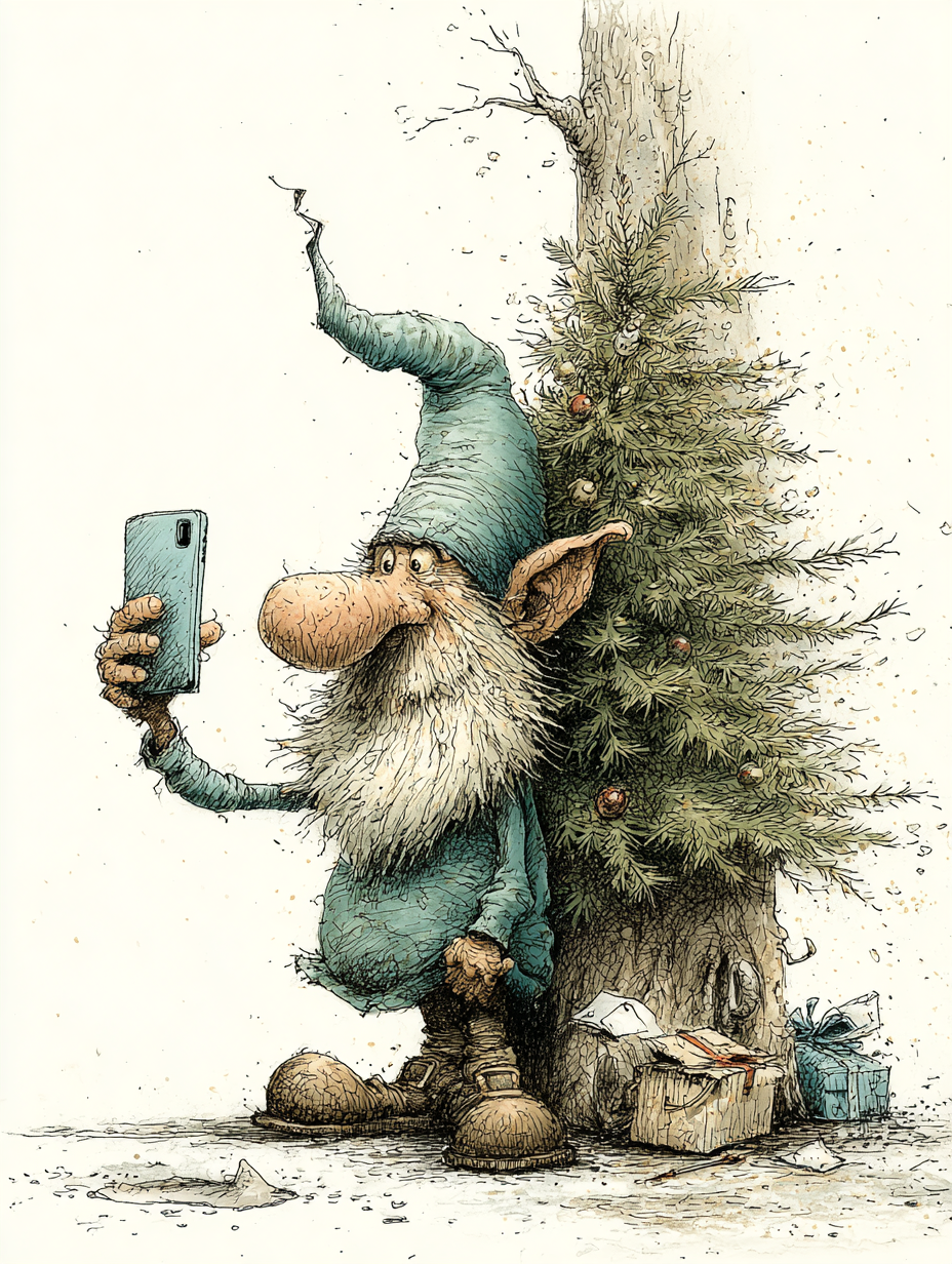 u3221933647_trendy_elf_taking_selfie_with_ring_light_and_chri_25a7253c-6233-49e8-ad79-4d4f066006d1_1