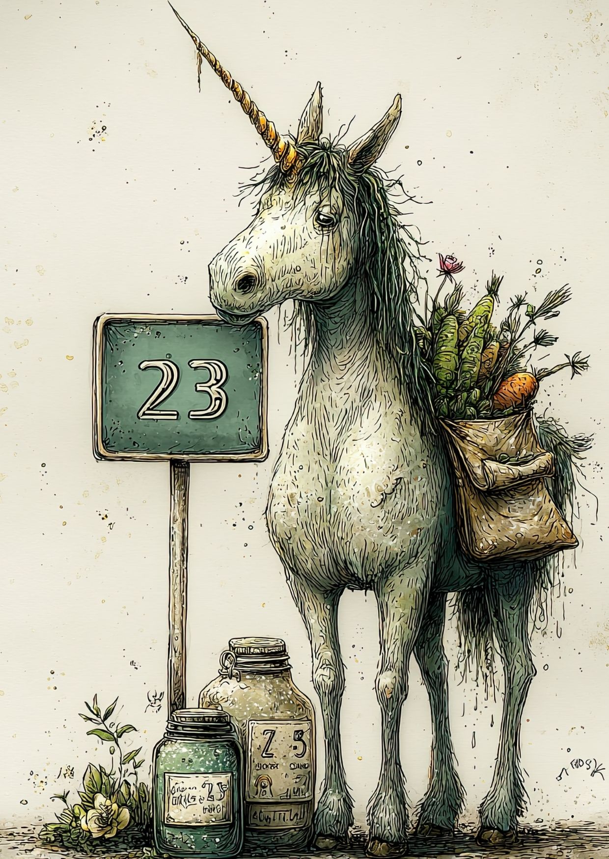 Filosofentiere – Postkarten-Adventskalender (26 Karten mit Aufsteller) – Bild 7
