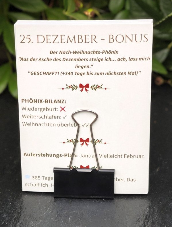 Filosofentiere – Postkarten-Adventskalender (26 Karten mit Aufsteller) – Bild 2