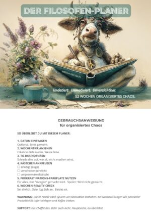 Der Filosofen-Planer – undatiert, A5 quer