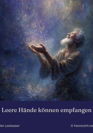 Kühlschrankmagnet Winterwesen Der Loslasser: Leere Hände können empfangen (Nr. 251)