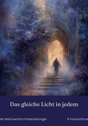 Kühlschrankmagnet Winterwesen Der Weihnachts-Friedensbringer: Das gleiche Licht in jedem (Nr. 262)