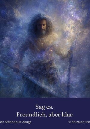 Kühlschrankmagnet Winterwesen Der Stephanus-Zeuge: Sag es. Freundlich, aber klar. (Nr. 263)