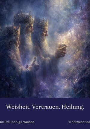 Kühlschrankmagnet Winterwesen Die Drei-Königs-Weisen: Weisheit. Vertrauen. Heilung. (Nr. 273)