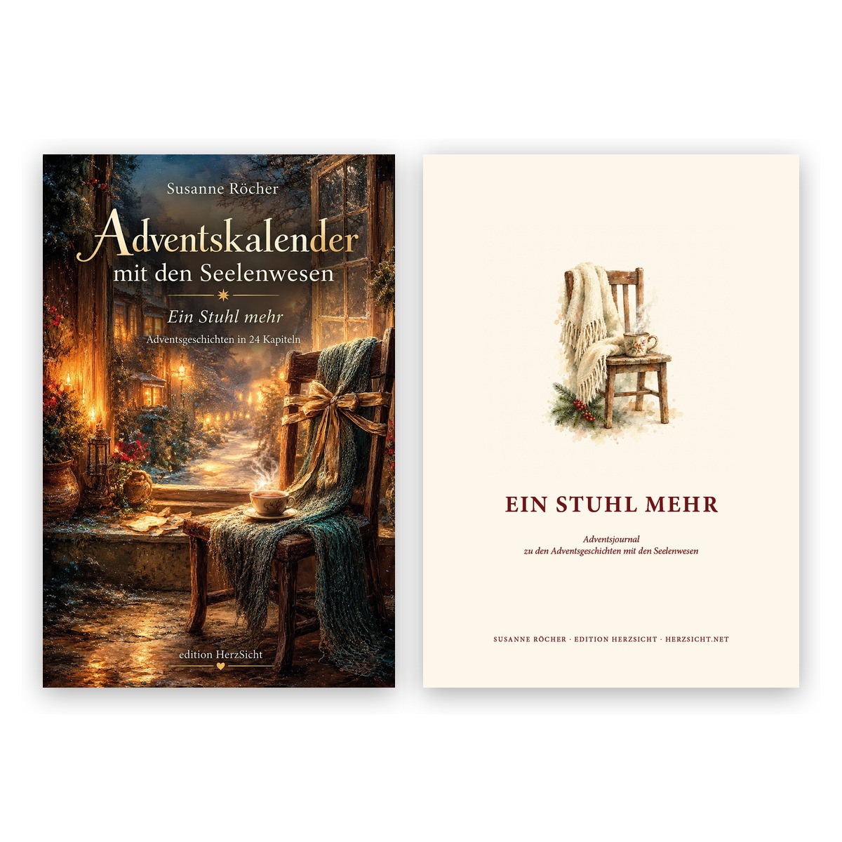 Ein Stuhl mehr – Ein Stuhl mehr – Taschenbuch und Adventsjournal im Paket
