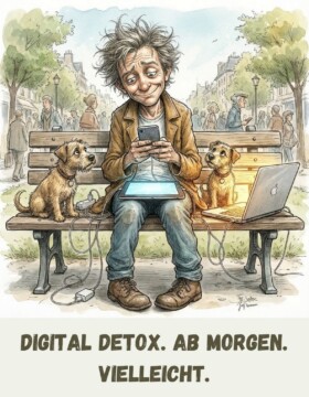 Digital Detox. Ab morgen. Vielleicht.