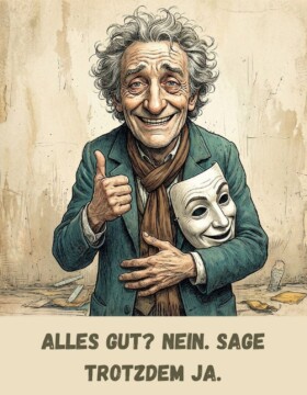 Alles gut? Nein. Sage trotzdem ja.