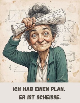 Ich hab einen Plan. Er ist scheiße.