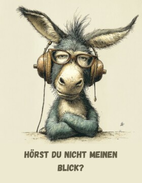 Hörst du nicht meinen Blick?