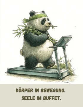 Körper in Bewegung. Seele im Buffet.