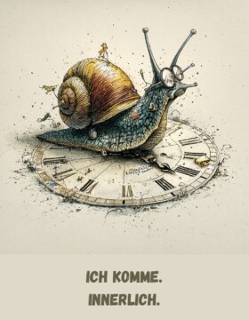 Ich komme. Innerlich.