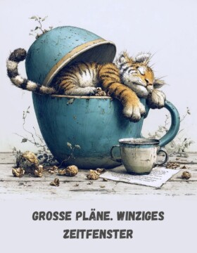 Große Pläne. Winziges Zeitfenster