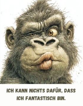 Ich kann nichts dafür, dass ich fantastisch bin.