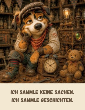 Ich sammle keine Sachen. Ich sammle Geschichten.