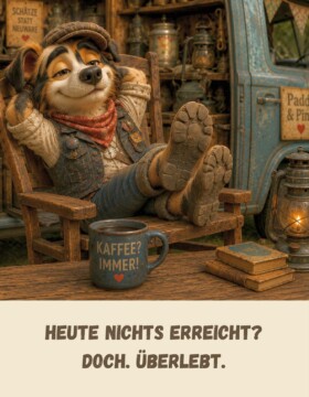 Heute nichts erreicht? Doch. Überlebt.