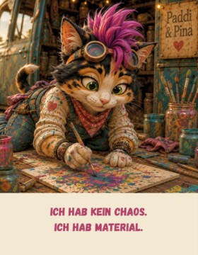 Ich hab kein Chaos. Ich hab Material.