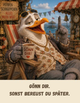 Gönn dir. Sonst bereust du später.