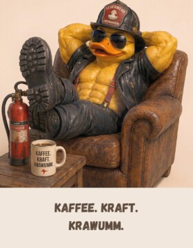 Kaffee. Kraft. Krawumm.