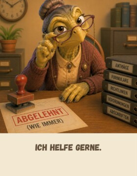 Ich helfe gerne.