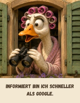 Informiert bin ich schneller als Google.