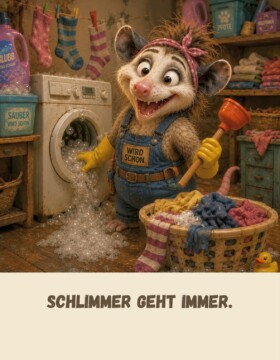 Schlimmer geht immer.