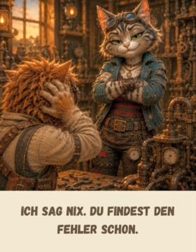 Ich sag nix. du findest den Fehler schon.