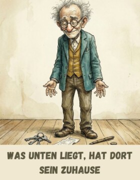 Was unten liegt, hat dort sein Zuhause