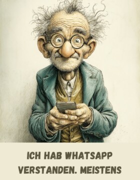 Ich hab WhatsApp verstanden. Meistens.