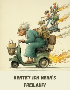 Rente? Ich nenn’s Freilauf!