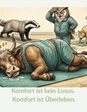 Komfort ist kein Luxus. Komfort ist Überleben.