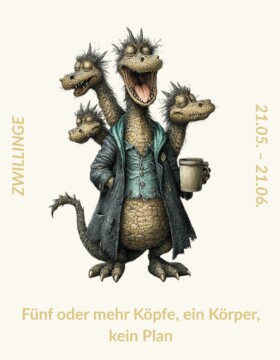 Fünf oder mehr Köpfe, ein Körper, kein Plan