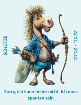 Sorry, ich kann heute nicht. Ich muss spontan sein.