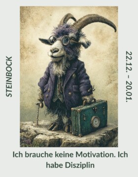 Ich brauche keine Motivation. Ich habe Disziplin