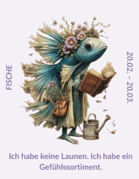 Ich habe keine Launen. Ich habe ein Gefühlssortiment.