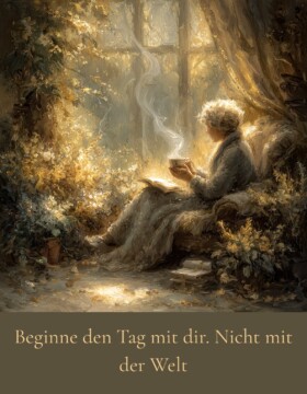 Beginne den Tag mit dir. Nicht mit der Welt