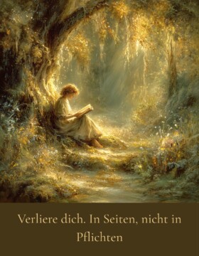 Verliere dich. In Seiten, nicht in Pflichten