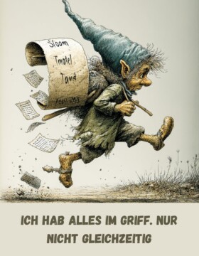 Ich hab alles im Griff. Nur nicht gleichzeitig