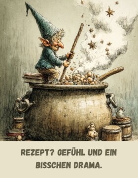 Rezept? Gefühl und ein bisschen Drama.