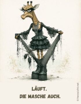Läuft.Die Masche auch.