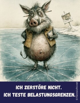 Ich zerstöre nicht. Ich teste Belastungsgrenzen.