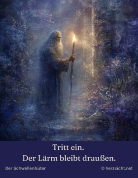 Tritt ein. Der Lärm bleibt draußen.
