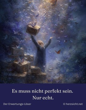 Es muss nicht perfekt sein. Nur echt.
