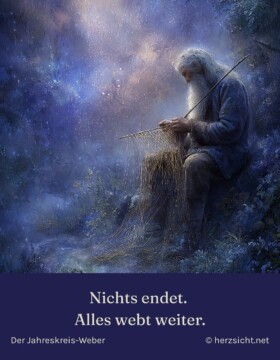 Nichts endet. Alles webt weiter.
